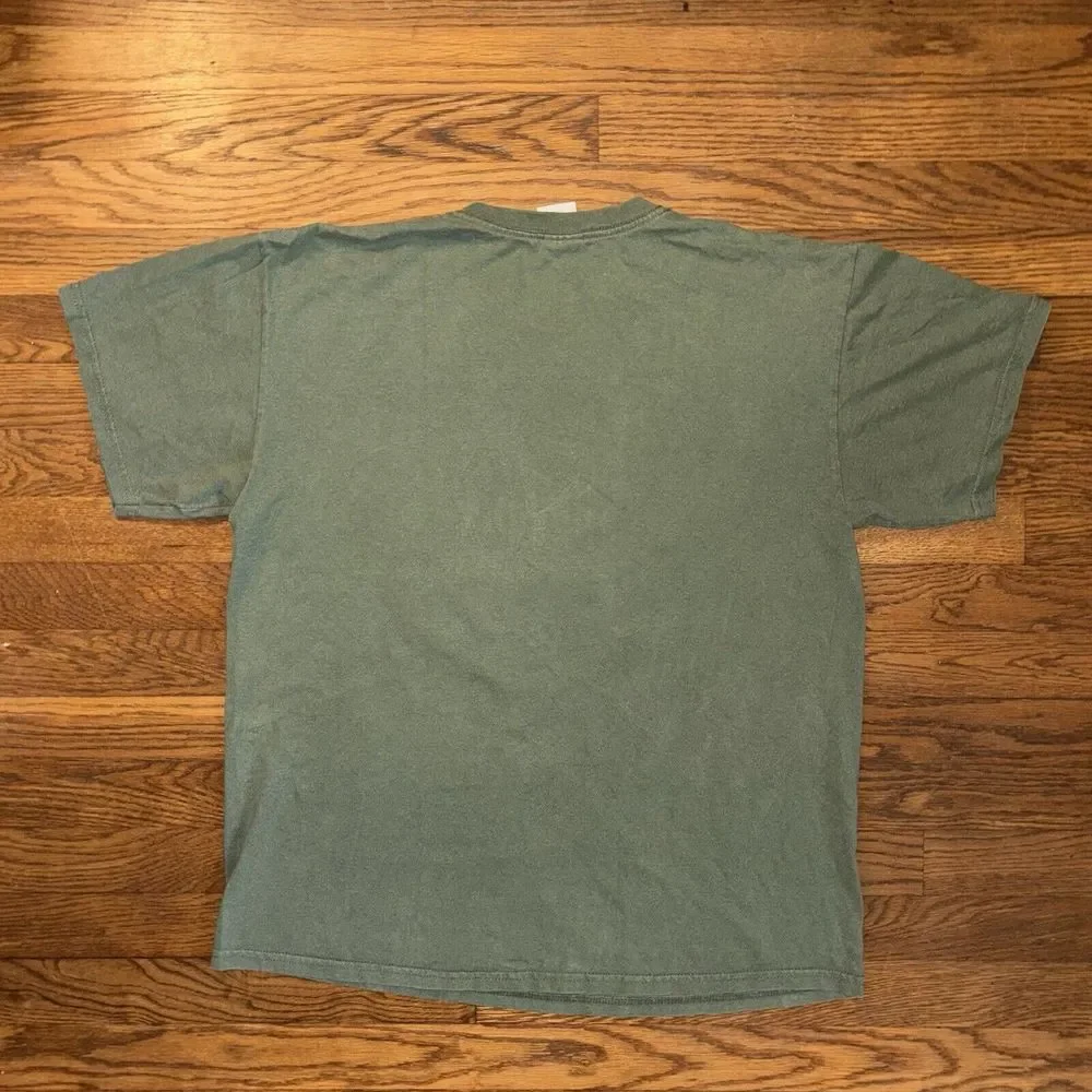 Sun Record Company T-Shirt Adult Large Green Memphis Tennessee Label‎ Of Legends